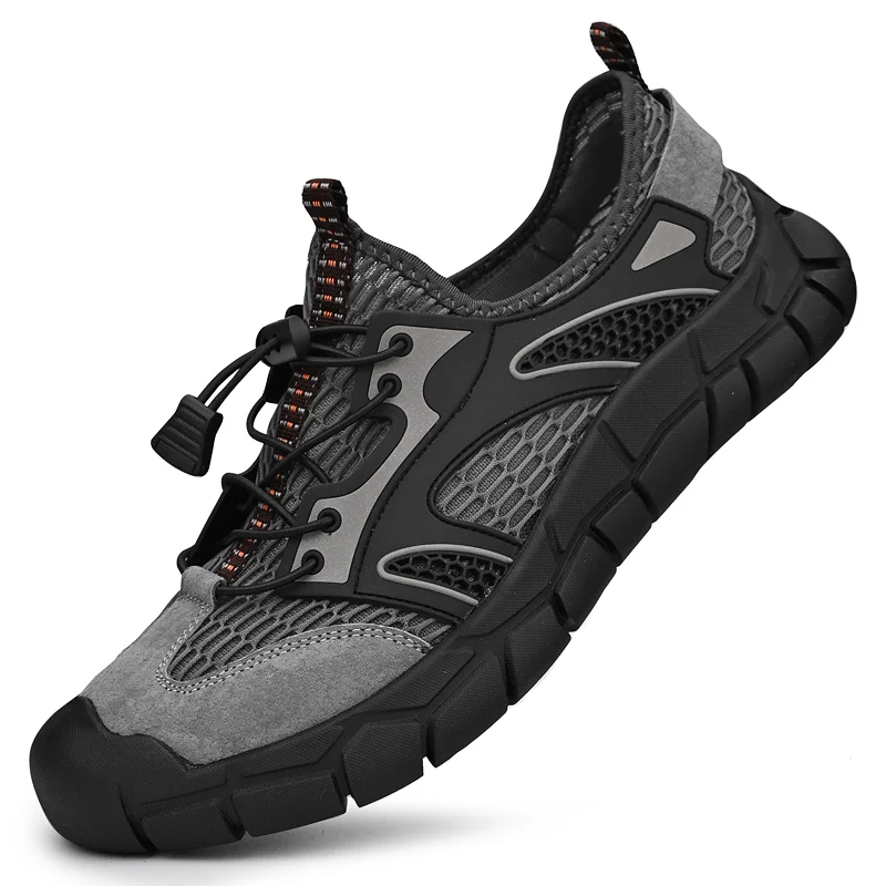 Большой размер 38-46, походная обувь для мужчин, Дышащая Спортивная мужская обувь для альпинизма, дизайнерские уличные альпинистские треккинговые кроссовки
